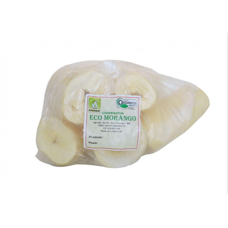 Aipim Amarelo Orgânico Higienizado 500g Congelado Aipim Amarelo Orgânico Higienizado 500g Congelado