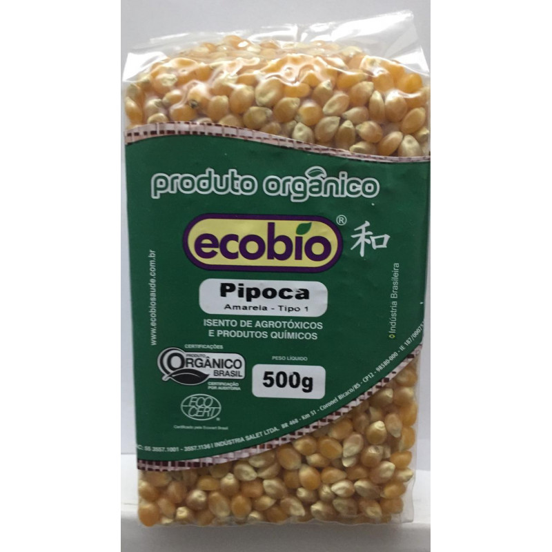 Pipoca Orgânica de Panela 500g Pipoca Orgânica de Panela 500g